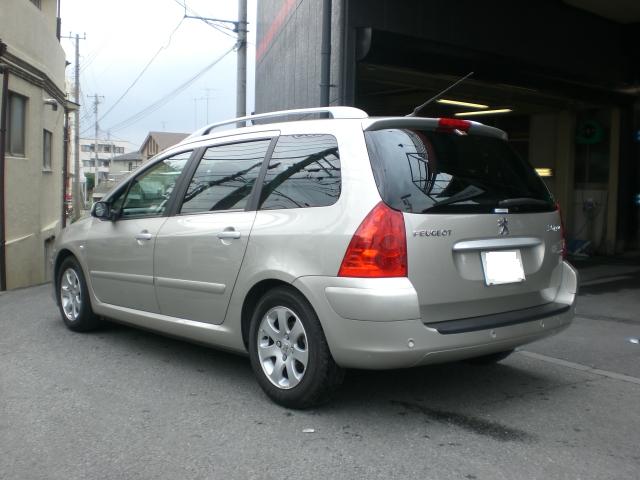 プジョー 307SW(PEUGEOT) 板金塗装