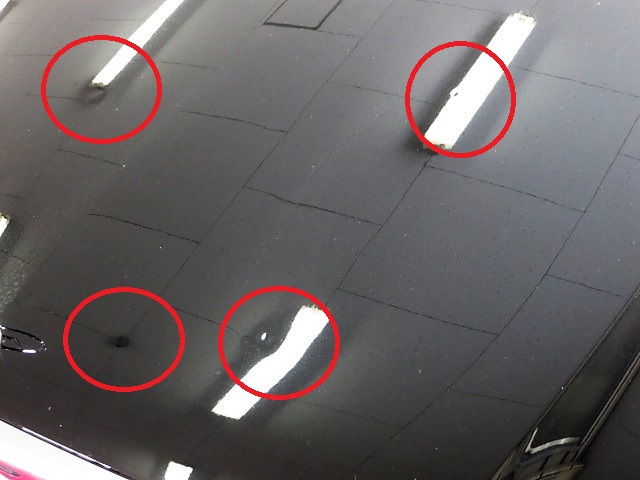 雹 ひょう で車のボディーがへこみ 修理が必要な時に大切な事 板金塗装はインターパシフィック