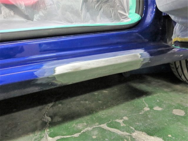フォルクスワーゲン ゴルフr 板金塗装 修理 事例 板金塗装はインターパシフィック